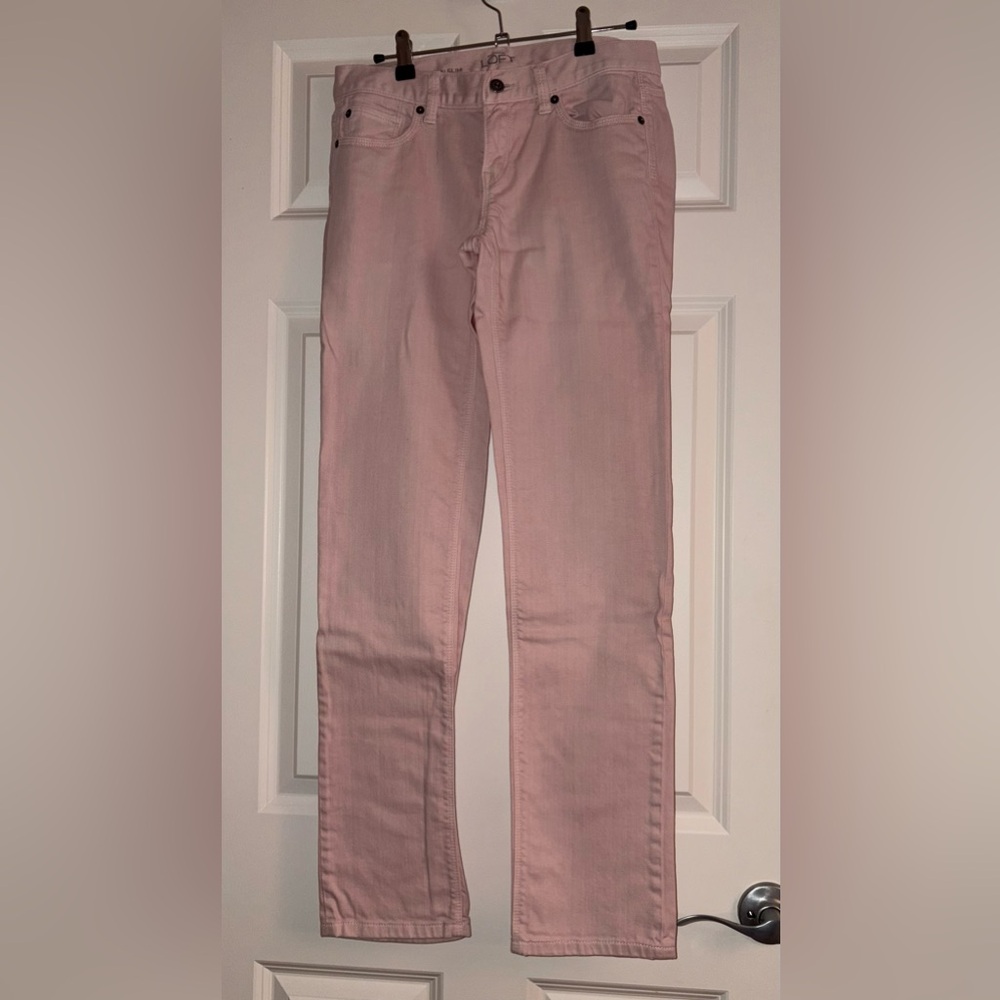 EUC Jeans: Pink, Low Rise, "Modern Slim" Ann Taylor LOFT, Vintage c. 1990s